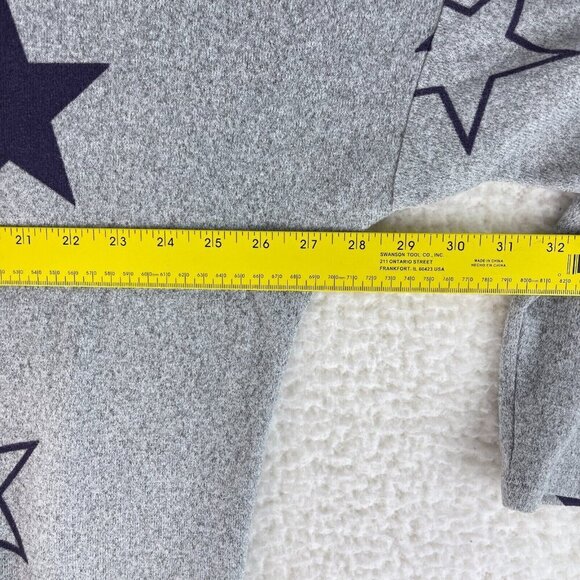 Avenue Gray Star Print Pullover Sweater Womens Soft‎ Stretch Plus Size 16 - Picture 8 of 15